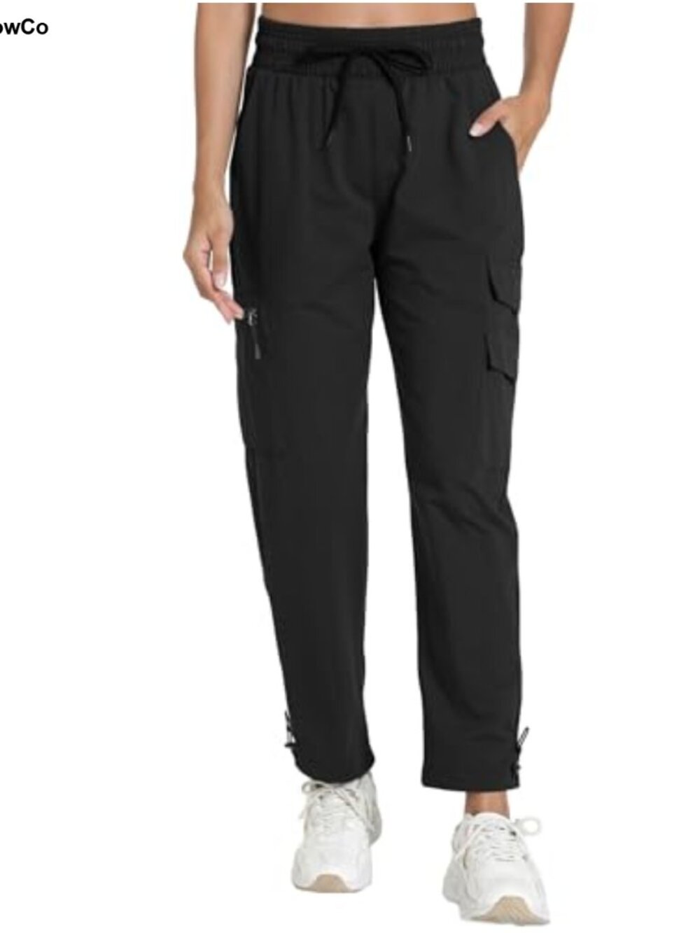 Women's Lightweight Cargo Hiking Pants 5 Pockets Water Resistant